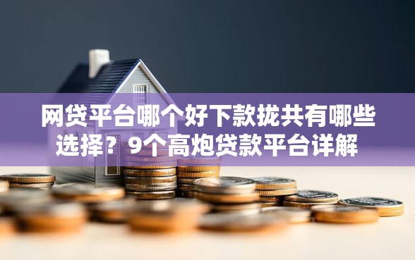 网贷平台哪个好下款拢共有哪些选择？9个高炮贷款平台详解