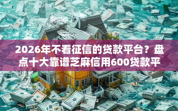 2026年不看征信的贷款平台？盘点十大靠谱芝麻信用600贷款平台